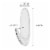 Command® Large Outdoor Window Hook with Strips - Clear Perspective: back