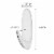 Command® Large Outdoor Window Hook with Strips - Clear Perspective: back