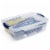 Rubbermaid Cleverstore 16 Quart Plastic Storage Tote Container with Lid (6 Pack) Perspective: back