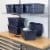 Rubbermaid Roughneck Storage Box with Lid - Indigo Perspective: back