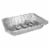 Handi-foil® Extra Deep BBQ King Utility Disposable Pan - Silver Perspective: back