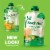 Beech-Nut® Veggies Stage 2 Squash Peas & Pears Baby Food Pouch Perspective: back
