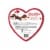 Fannie May Premium Assorted Chocolate Easter Candy Heart Perspective: back