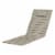Storigami Water-Resistant 80 x 26 Inch Chaise Lounge Cushion, Heather Grey Perspective: back