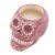Northern Lights Candles Day of the Dead Sugar Purple Skull Candle - Dia de los Muertos Perspective: back