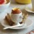 Nest Porcelain Egg Cups Serving Set with Spoons Perspective: back