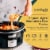 Crock-Pot 4 Quart Digital Count Down Food Slow Cooker Kitchen Appliance, Black Perspective: back