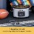 Crock-Pot 4 Quart Stainless Steel Cook & Carry Programmable Slow Cooker with Lid Perspective: back