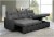 Primo International Sleeper Sectional with Pullout Bed Perspective: back