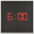 Weather Cube Indoor/Outdoor Thermometer and Alarm Clock Perspective: back