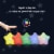 Star Color Changing LED Rechargeable Silicone Night Light Perspective: back