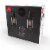 Cannes 3-Piece Powder Room Set, Matte Black, 2-Light Vanity Light Perspective: back