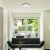 Ellington LED Integrated Flush Mount Ceiling Light, Dark Bronze Finish Perspective: back