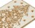 Papyrus Gold Glitter Christmas Tree Boxed Holiday Cards Perspective: back