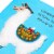 Papyrus #54 Funny Graduation Card (Funny Llama) Perspective: back