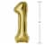 American Greetings Large Gold Foil Number '1' Balloon Perspective: back