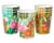 American Greetings 16 oz. Plastic Party Cups, Tropical Luau (8-Count) Perspective: back