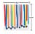 American Greetings 20-Count Birthday Lunch Napkins, Colorful Streamers Perspective: back