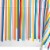 American Greetings Birthday Plastic Table Cover, Colorful Streamers Perspective: back