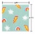 American Greetings 20-Count Beverage Napkins, Rainbow and Lightening Perspective: back