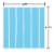 American Greetings 20-Count Beverage Napkins, Stripes on Blue Perspective: back