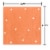American Greetings 20-Count Beverage Napkins, Polka Dots on Orange Perspective: back