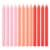 American Greetings Birthday Candles Assorted Warm Colors Perspective: back