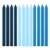 American Greetings Birthday Candles Shades of Blue Perspective: back