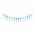 American Greetings 7' Feet Party All Occasion Banner Decoration, Blue and Green Pendants Perspective: back