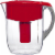 Brita Grand 10-Cup Water Filtration Pitcher - Red Perspective: back