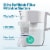 Brita Refillable Water Filtration System with Large 10 Cup Pitcher and Refillable Filter Perspective: back
