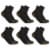 Carhartt Midweight Quarter Crew Sock - Black Perspective: back