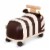 Battat Wooden Ride-On Zippity Zebra Perspective: back