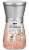 Trudeau Upside Down Pink Himalayan Salt Mill - Clear/Silver Perspective: back