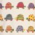 Jubilee Kids Unisex Laminated Tiny Tortoise Apron Perspective: back