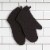 Now Designs Heat Resistant Quilted Oven Mitts Black Set of 2 Perspective: back