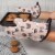 Jubilee Heat Resistant Quilted Oven Mitts Cats Meow Set of 2 Perspective: back