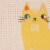 Danica Studio Coordinated Prints Meow Meow Cotton Linen Dish Towels Perspective: back