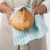 Now Designs Tic Tac Toe 100% Cotton Kitchen Dish Towels Bali Blue Set of 3 Perspective: back