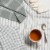 Now Designs Tic Tac Toe 100% Cotton Kitchen Dish Towels London Gray Set of 3 Perspective: back