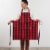 Now Designs Unisex Adjustable Cotton Buffalo Check Kitchen Apron Perspective: back