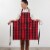 Now Designs Unisex Adjustable Cotton Buffalo Check Kitchen Apron Perspective: back