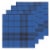 Now Designs Second Spin Plaid Napkin Indigo - Blue Perspective: back