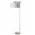 Dainolite Metal Modern 1 Light Satin Chrome Floor Lamp Perspective: back