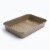 Cuisipro 13.5 x 9.5-Inch Rectangular Steel Nonstick Roasting Pan Perspective: back