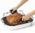 Cuisipro Roast & Serve Non-Stick Turkey and Poultry Roasting Rack, Black Perspective: back