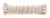KingCird Cotton Diamond Braid Venetian Blind Cord - Natural Perspective: back