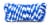 KingCord Polypropylene Smooth Braid - Blue/White Perspective: back