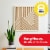 Command™ Jumbo Picture Hanging Strips - Black Perspective: back