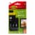 Command™ Black Picture Hanging Strips Mixed Pack Perspective: back